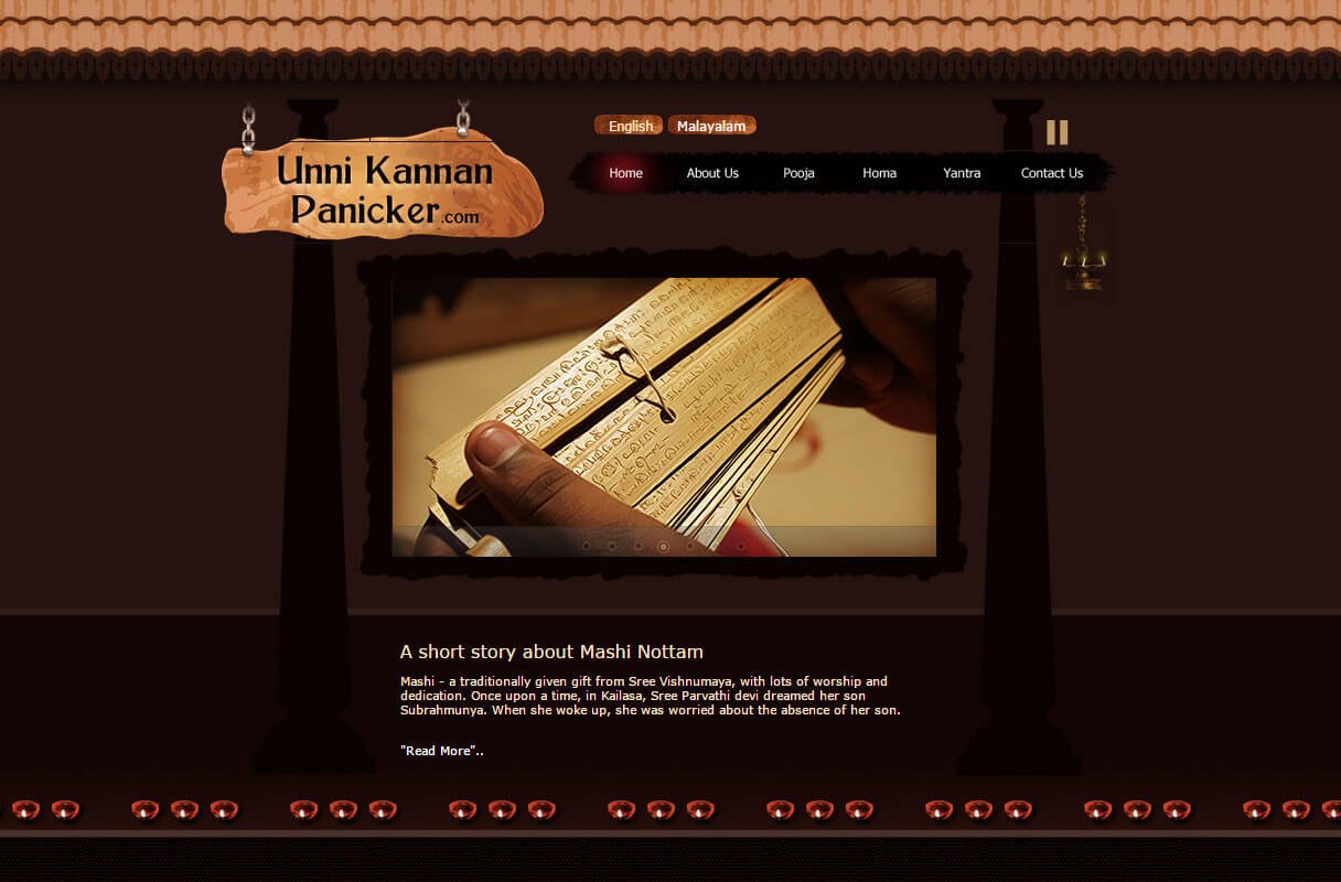 astrologer website theme