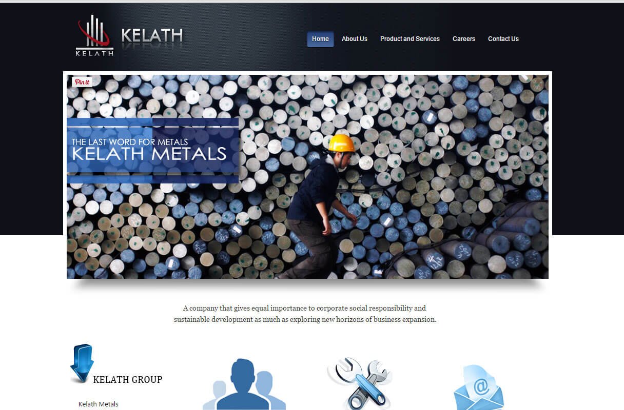 metal traders website theme